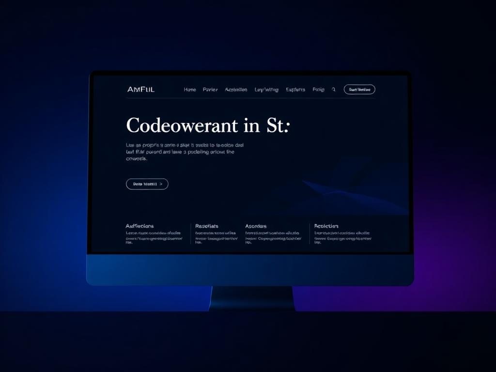 Concepto de web corporativa para un despacho profesional